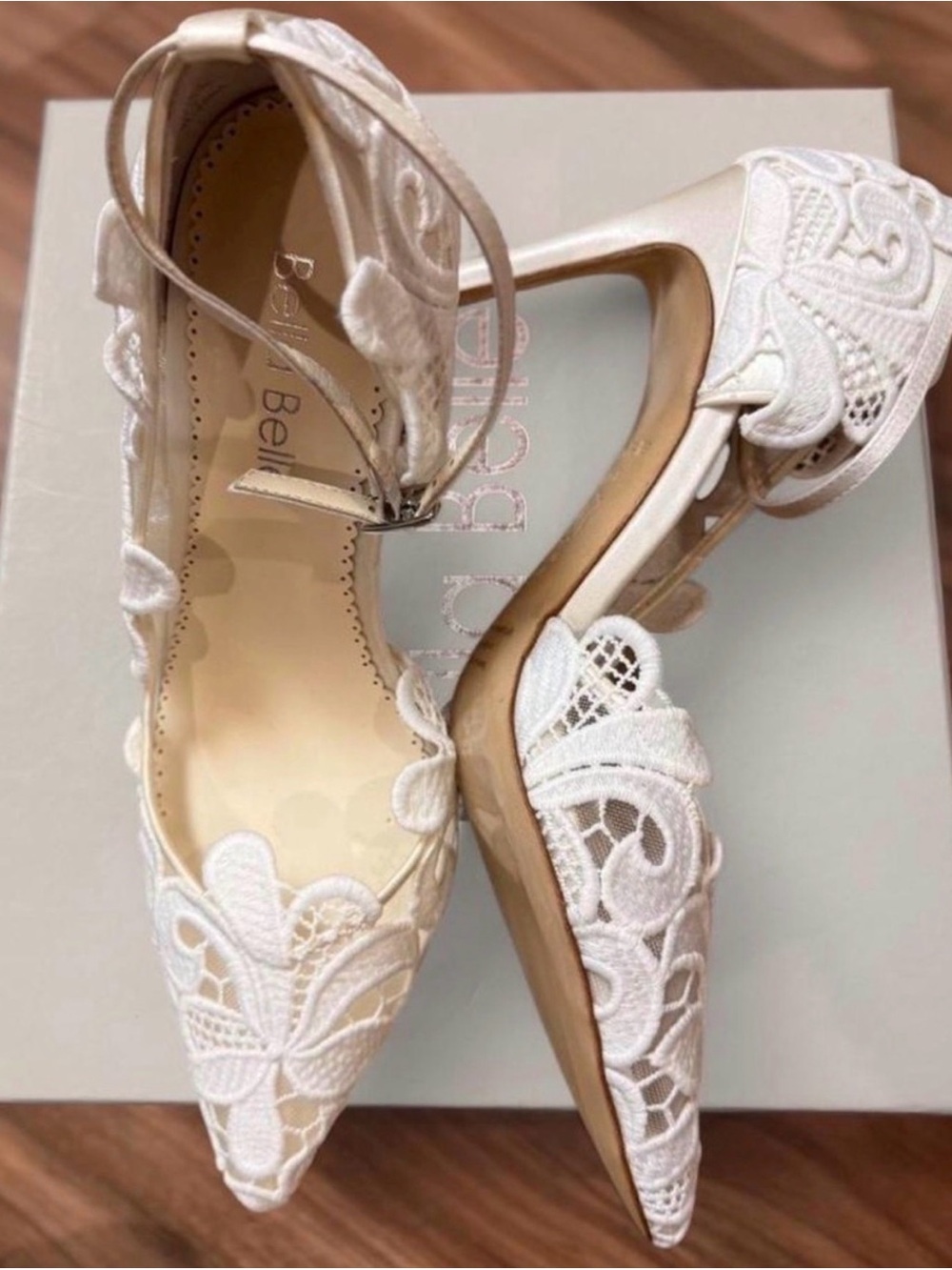 Bella Belle Odette's 4-inch heel Swan Lake-inspired bridal shoe
